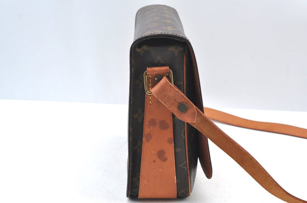 Auth Louis Vuitton Monogram Cartouchiere GM M51252 Shoulder Cross Bag Junk 2735H