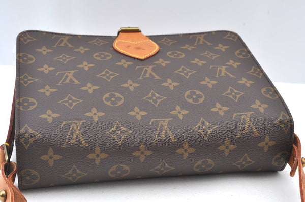 Auth Louis Vuitton Monogram Cartouchiere GM M51252 Shoulder Cross Bag Junk 2735H