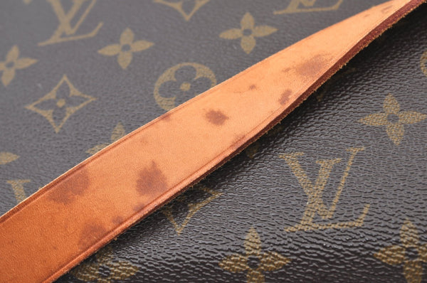 Auth Louis Vuitton Monogram Cartouchiere GM M51252 Shoulder Cross Bag Junk 2735H