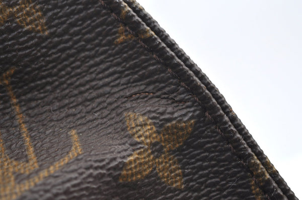 Auth Louis Vuitton Monogram Cartouchiere GM M51252 Shoulder Cross Bag Junk 2735H