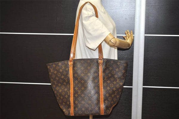 Authentic Louis Vuitton Monogram Sac Shopping PM Tote Bag M51108 LV 2735J