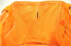 Authentic PRADA Vintage Canapa SS Canvas Hand Tote Bag Purse Orange 2736I