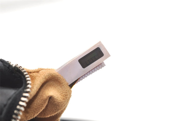 Authentic JIMMY CHOO Vintage Star Studs Leather Shoulder Tote Bag Black 2736K