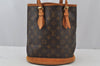 Authentic Louis Vuitton Monogram Bucket PM Shoulder Tote Bag M42238 LV 2737J