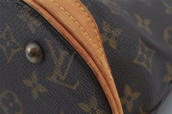 Authentic Louis Vuitton Monogram Bucket PM Shoulder Tote Bag M42238 LV 2737J