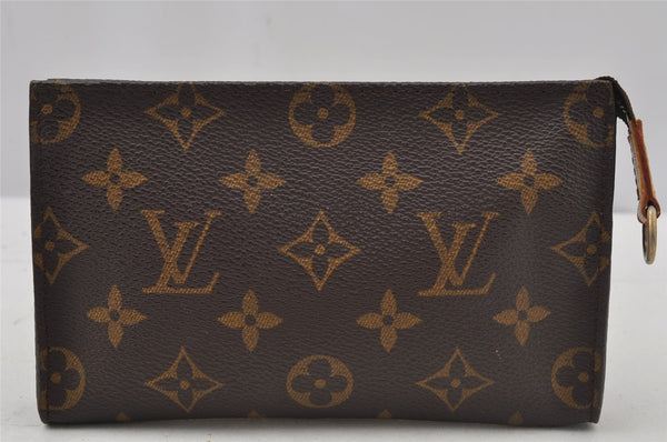 Authentic Louis Vuitton Monogram Bucket PM Shoulder Tote Bag M42238 LV 2737J