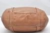 Authentic PRADA Vintage Leather 2Way Shoulder Tote Bag Brown 2738K