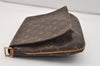 Authentic Louis Vuitton Monogram Musette Tango Clutch Bag M51257 Junk 2739J