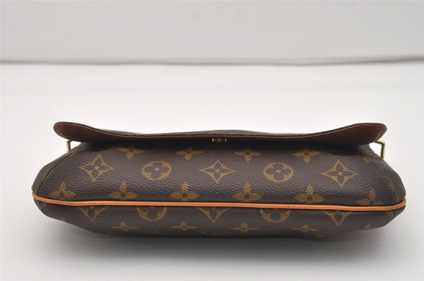 Authentic Louis Vuitton Monogram Musette Tango Clutch Bag M51257 Junk 2739J