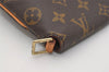 Authentic Louis Vuitton Monogram Musette Tango Clutch Bag M51257 Junk 2739J