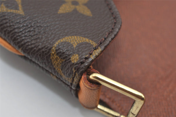 Authentic Louis Vuitton Monogram Musette Tango Clutch Bag M51257 Junk 2739J