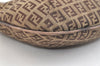 Authentic FENDI Zucchino Shoulder Hand Bag Purse Canvas Leather Brown 2739K