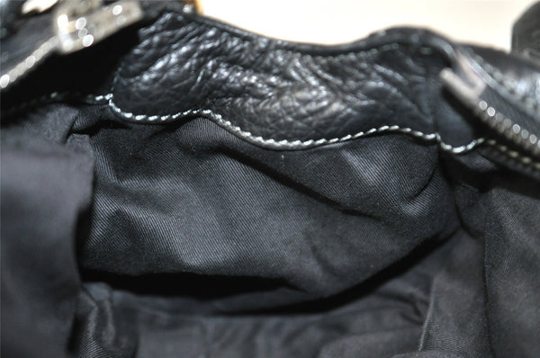 Authentic Chloe Vintage Paddington Leather Shoulder Hand Bag Black 2740I