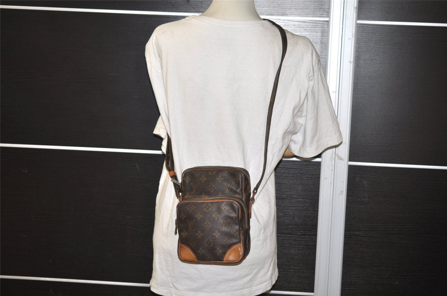 Authentic Louis Vuitton Monogram Amazone Shoulder Cross Body Bag M45236 LV 2740J