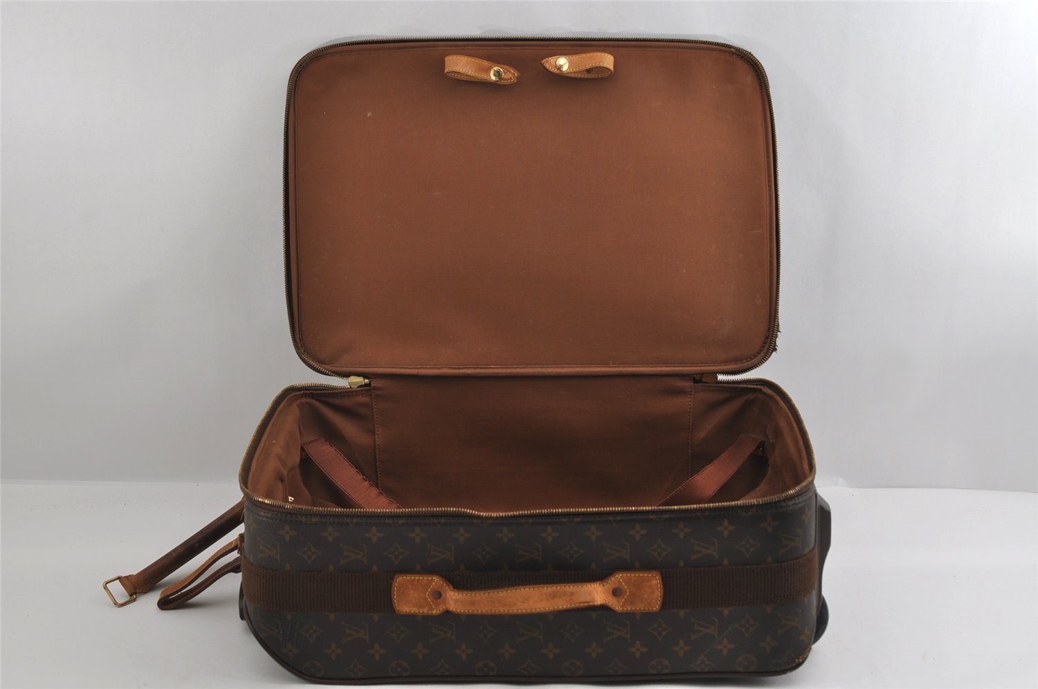 Authentic Louis Vuitton Monogram Pegase 55 Travel Suitcase M23294 LV Junk 2741I