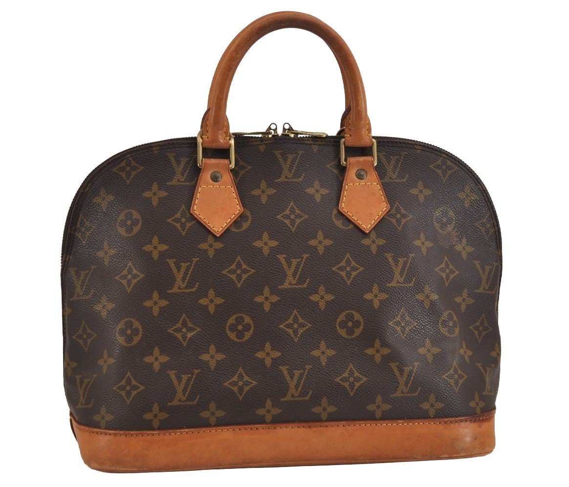 Authentic Louis Vuitton Monogram Alma Hand Bag Purse M51130 LV 2741J