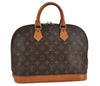 Authentic Louis Vuitton Monogram Alma Hand Bag Purse M51130 LV 2741J