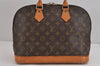 Authentic Louis Vuitton Monogram Alma Hand Bag Purse M51130 LV 2741J