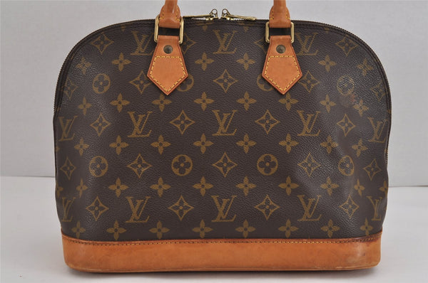 Authentic Louis Vuitton Monogram Alma Hand Bag Purse M51130 LV 2741J