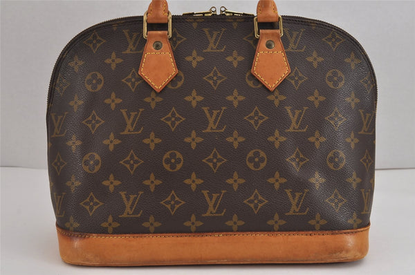Authentic Louis Vuitton Monogram Alma Hand Bag Purse M51130 LV 2741J