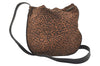 Authentic BOTTEGA VENETA Leopard Pattern Nylon Leather Shoulder Bag Brown 2741K