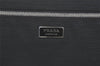 Authentic PRADA Nylon Tessuto Saffiano Leather Travel Suitcase Black 2742I