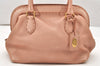 Authentic FENDI Vintage Selleria Shoulder Hand Bag Purse Leather Pink 2744K