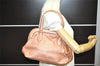 Authentic FENDI Vintage Selleria Shoulder Hand Bag Purse Leather Pink 2744K