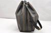 Authentic FENDI Pequin Shoulder Cross Drawstring Bag PVC Leather Brown 2745K