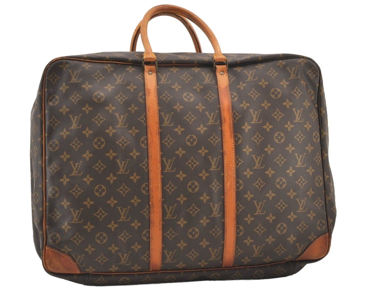 Authentic Louis Vuitton Monogram Sirius 50 Travel Boston Bag M41406 LV 2746J