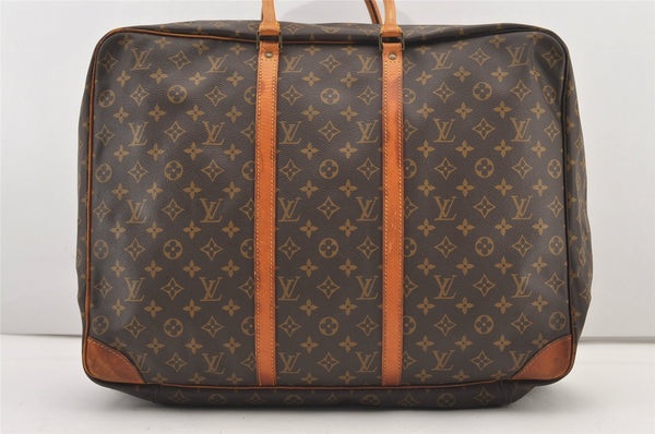 Authentic Louis Vuitton Monogram Sirius 50 Travel Boston Bag M41406 LV 2746J