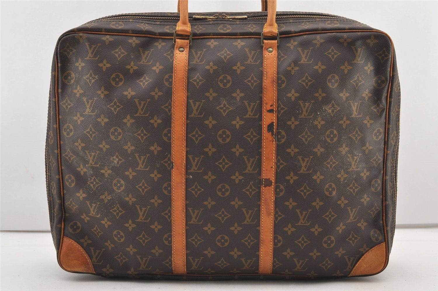 Authentic Louis Vuitton Monogram Sirius 50 Travel Boston Bag M41406 LV 2746J