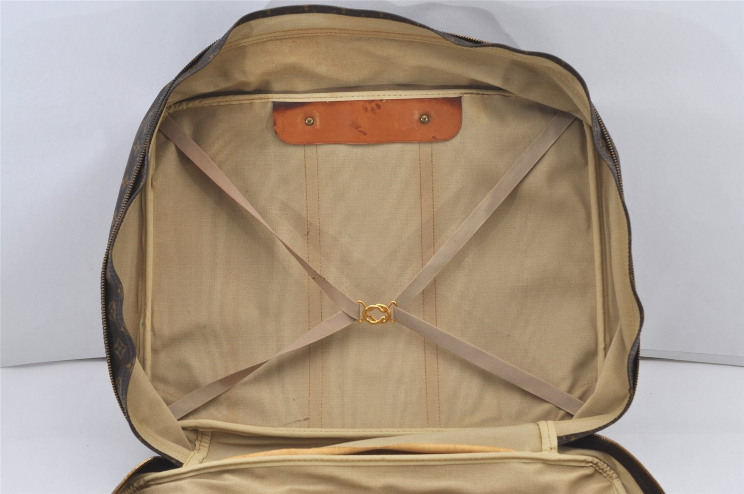 Authentic Louis Vuitton Monogram Sirius 50 Travel Boston Bag M41406 LV 2746J