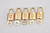 Authentic Louis Vuitton Padlock & Keys 10Set LV 2746L