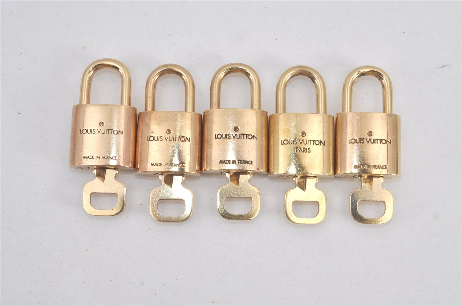 Authentic Louis Vuitton Padlock & Keys 10Set LV 2746L