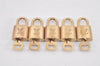 Authentic Louis Vuitton Padlock & Keys 10Set LV 2746L