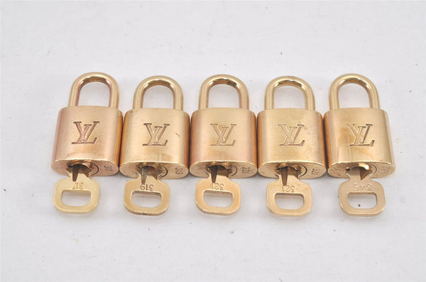 Authentic Louis Vuitton Padlock & Keys 10Set LV 2746L