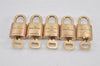 Authentic Louis Vuitton Padlock & Keys 10Set LV 2746L