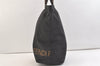 Authentic FENDI Vintage Nylon Leather Hand Tote Bag Black 2747K