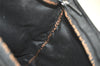 Authentic FENDI Vintage Nylon Leather Hand Tote Bag Black 2747K