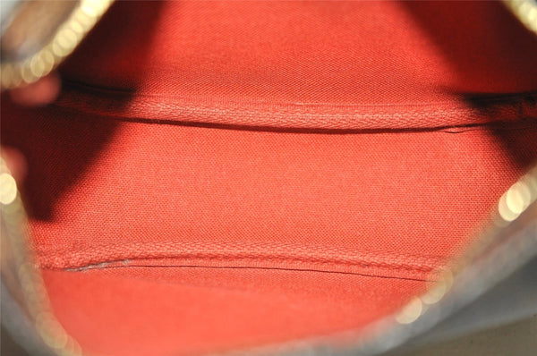 Authentic Louis Vuitton Damier Trousse Makeup Hand Bag Pouch N51982 LV 2748I