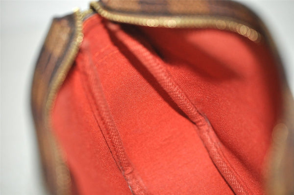 Authentic Louis Vuitton Damier Trousse Makeup Hand Bag Pouch N51982 LV 2748I