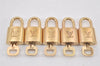 Authentic Louis Vuitton Padlock & Keys 10Set LV 2748L