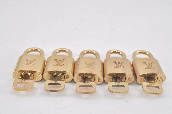 Authentic Louis Vuitton Padlock & Keys 10Set LV 2748L