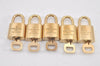 Authentic Louis Vuitton Padlock & Keys 10Set LV 2748L