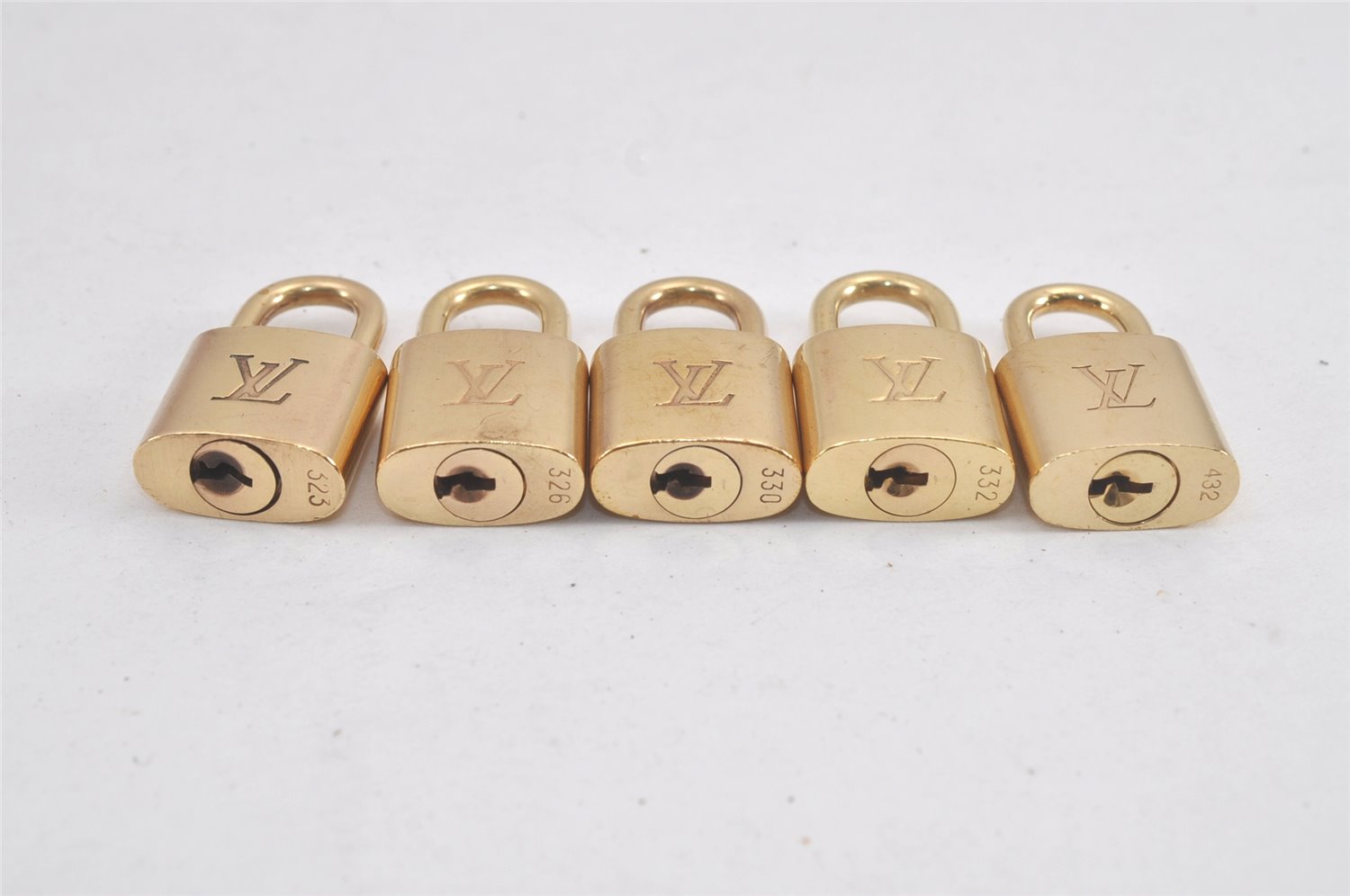 Authentic Louis Vuitton Padlock & Keys 10Set LV 2748L