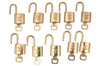 Authentic Louis Vuitton Padlock & Keys 10Set LV 2749L