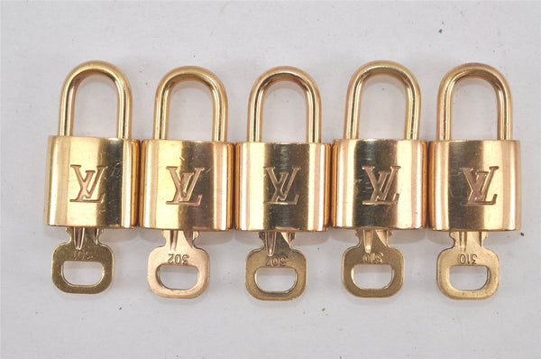 Authentic Louis Vuitton Padlock & Keys 10Set LV 2749L