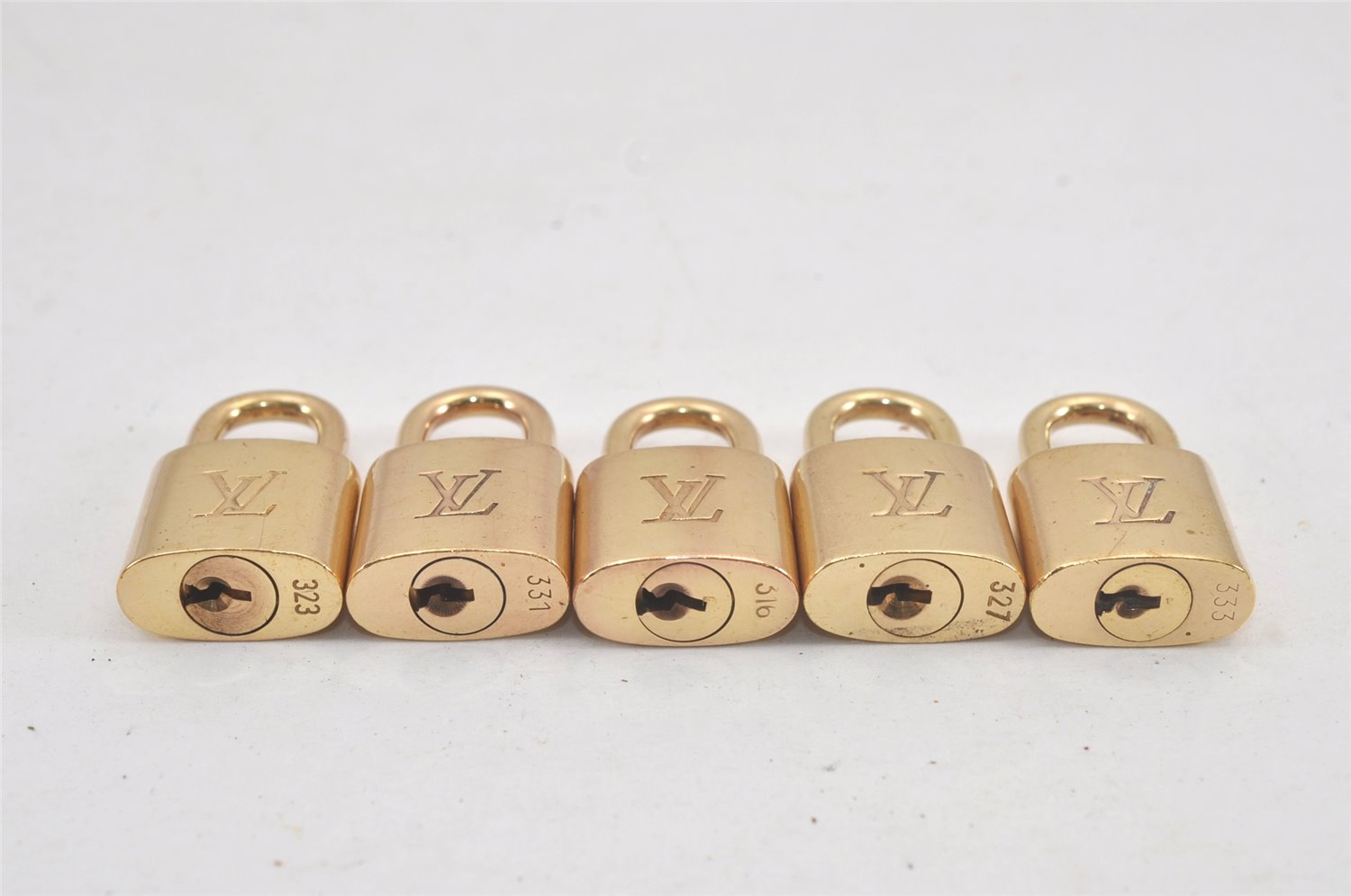 Authentic Louis Vuitton Padlock & Keys 10Set LV 2749L