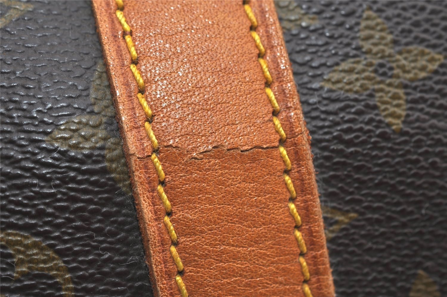 Authentic Louis Vuitton Monogram Keepall Bandouliere 60 M41412 Boston Bag 2751I